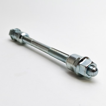 Ось задняя TI-627, 3/8"(~9.5 мм)x175 мм, гайки