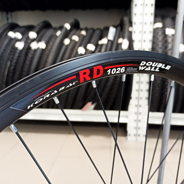 26" колесо заднее 10*135 мм QR, диск., под трещотку Korabat RD-1026 + Feiyafu, чёрный
