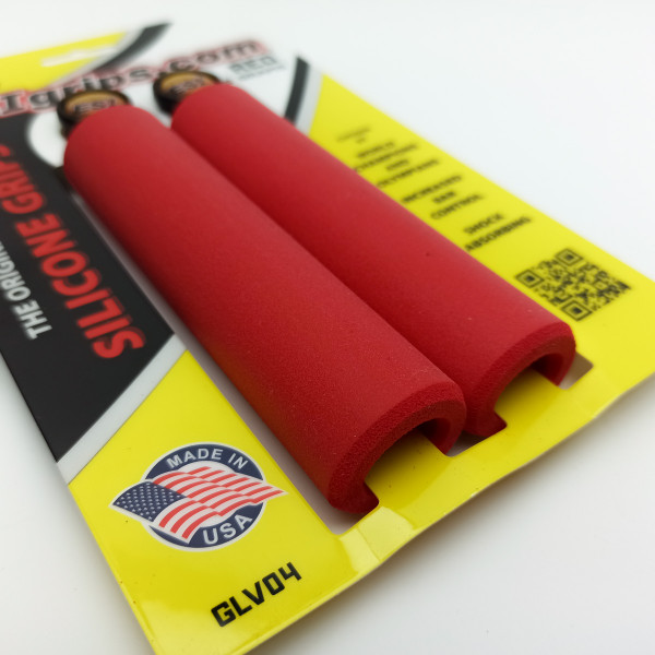 Грипсы ESI grips Chunky, 130 мм, силикон, Red