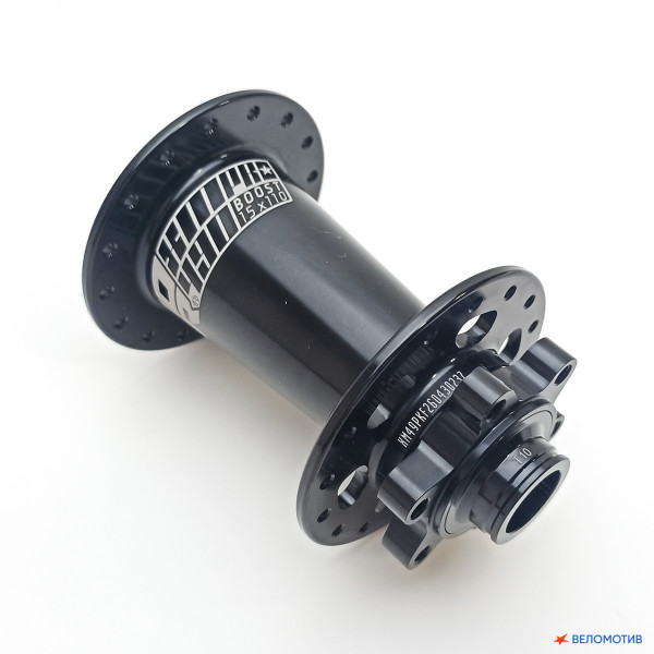 Втулка передняя Koozer XM490 Pro, диск., 32h, OLD 110 мм, чёрный