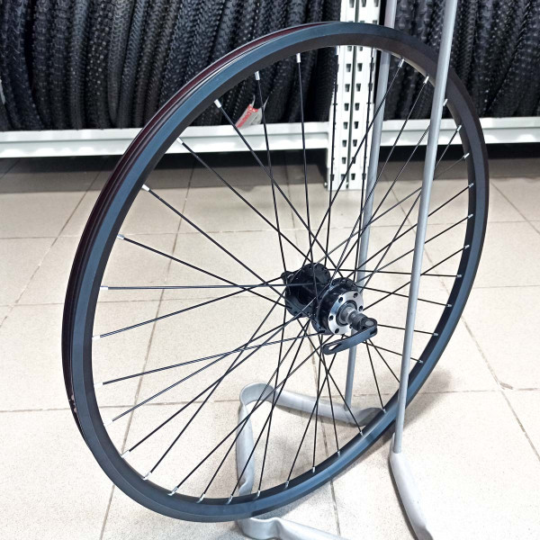 26" колесо переднее 9*100 мм QR, диск. Krypton + Krypton, сталь