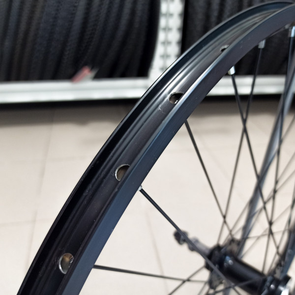 26" колесо заднее 10*135 мм QR, диск., под трещотку Korabat DH18 + Feiyafu, чёрный