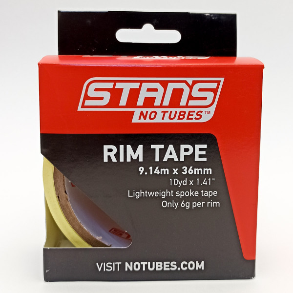 Лента ободная Stan's NoTubes, 36 мм, для бескамерной установки, 9 м, бежевый