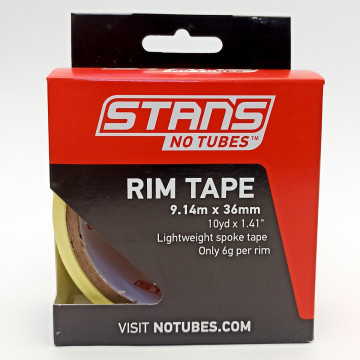 Лента ободная Stan's NoTubes, 36 мм, для бескамерной установки, 9 м, бежевый