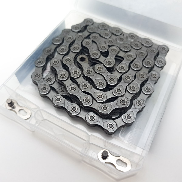 Цепь 10 скор. KMC X10, 1/2"*11/128", 114 звеньев, замок