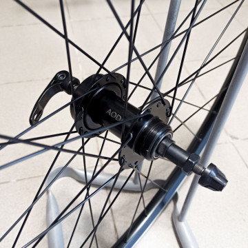 27.5" колесо заднее 10*135 мм QR, диск., под трещотку Forward DW + S-WORDS AODA, чёрный