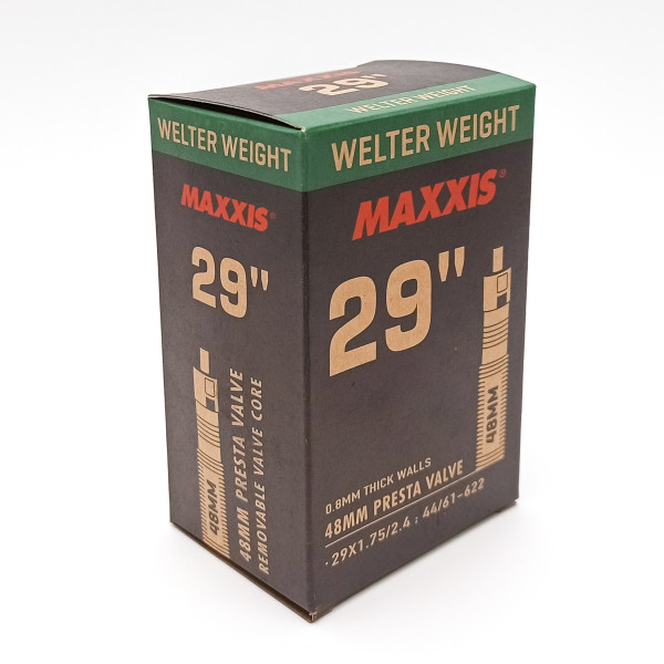 Камера 29*1.75/2.4", Presta 48 мм, Maxxis Welter Weight