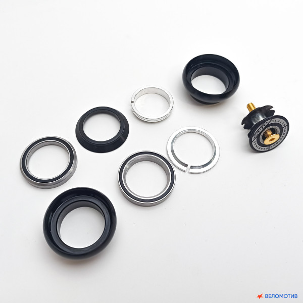 Рулевая колонка безрезьбовая ZTTO EC34, 1 1/8", 34/34 мм, пром., чёрный