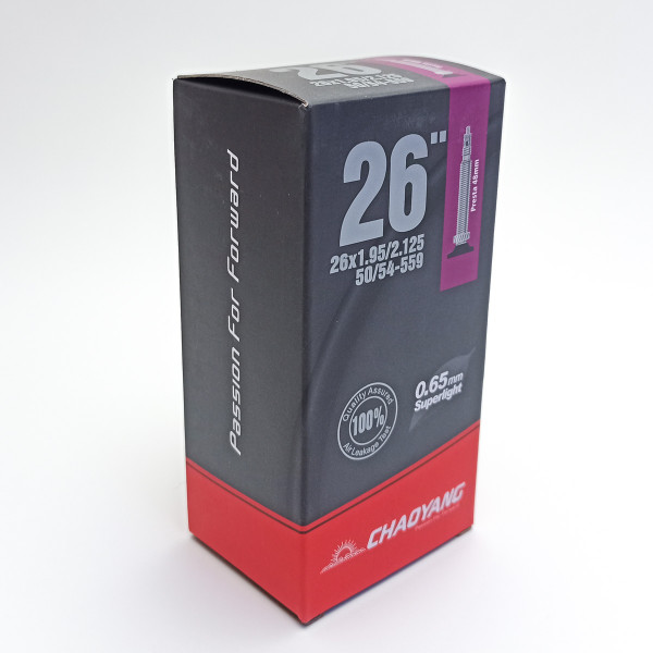 Камера 26*1.95/2.125", Presta 48 мм, CHAOYANG superlight