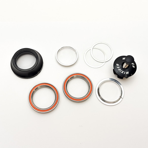Рулевая колонка безрезьбовая MIXIEER QLP-40E, интегр. 1 1/8", пром., чёрный