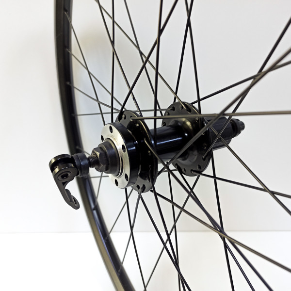26" колесо заднее 10x135 мм QR, диск., под кассету Forward DW + Wang Zheng WZ-A282RQR, черный -