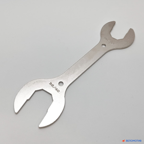 Ключ для резьбовых рулевых колонок 30/32/36/40 мм BLACK TOOLS WJ-28, сталь, серебристый