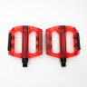 Педали платформенные Feimin FP-801, поликарбонат, красный