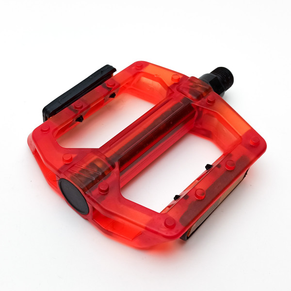 Педали платформенные Feimin FP-801, поликарбонат, красный