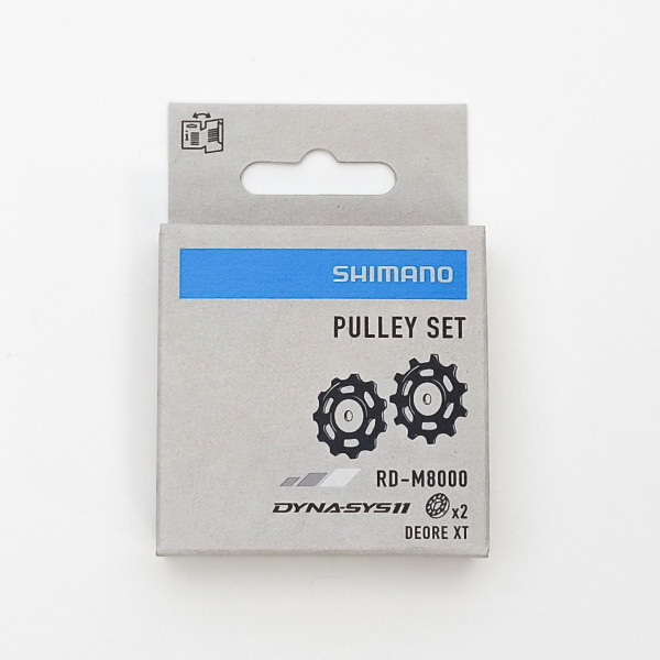 Ролики переключателя 11 ск. Shimano RD-M8000, металл+пластик, чёрный