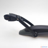Крылья комплект S-WORDS XH-B218, быстросъем., полипропилен, чёрно-серый