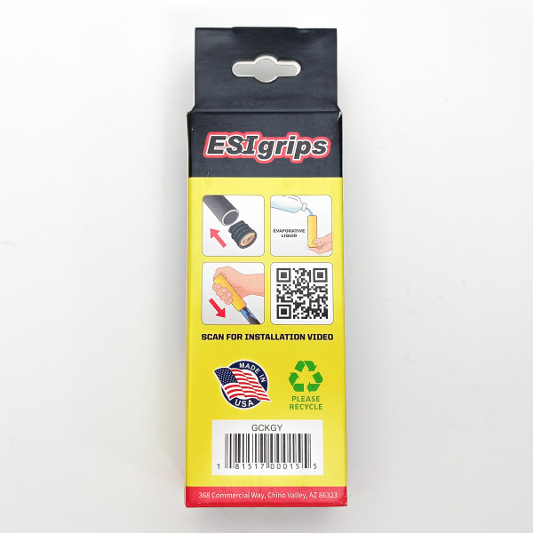 Грипсы ESI grips Chunky, 130 мм, силикон, Gray