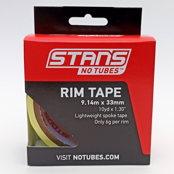 Лента ободная Stan's NoTubes, 33 мм, для бескамерной установки, 9 м, бежевый