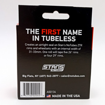 Лента ободная Stan's NoTubes, 33 мм, для бескамерной установки, 9 м, бежевый